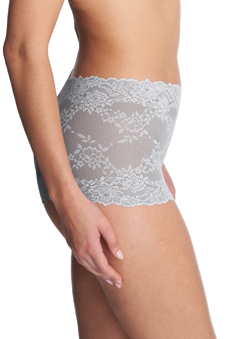 Heavenly Lace Boyshorts, Alternate, color, BLUE MIST