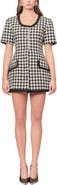 MAUDE CLUB Frances Gingham Wool Jacket