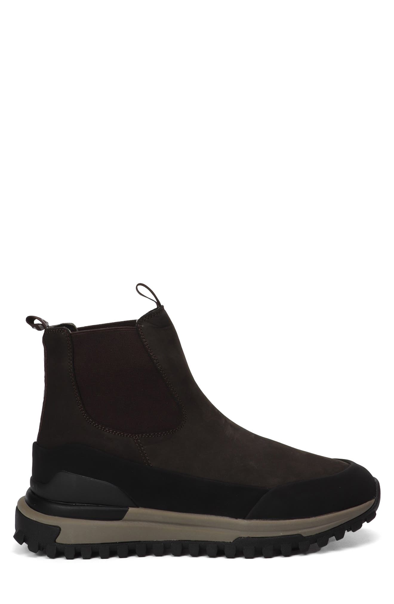 Fino Waterproof Leather Chelsea Boot, Alternate, color, GROUND COFFEE