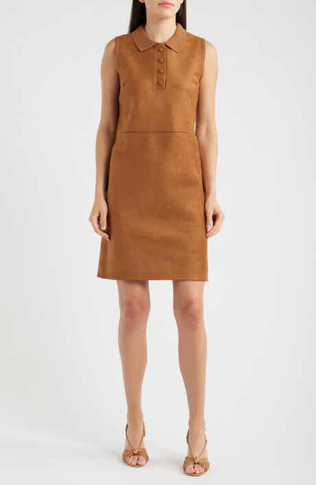 Marley Faux Suede Sheath Dress