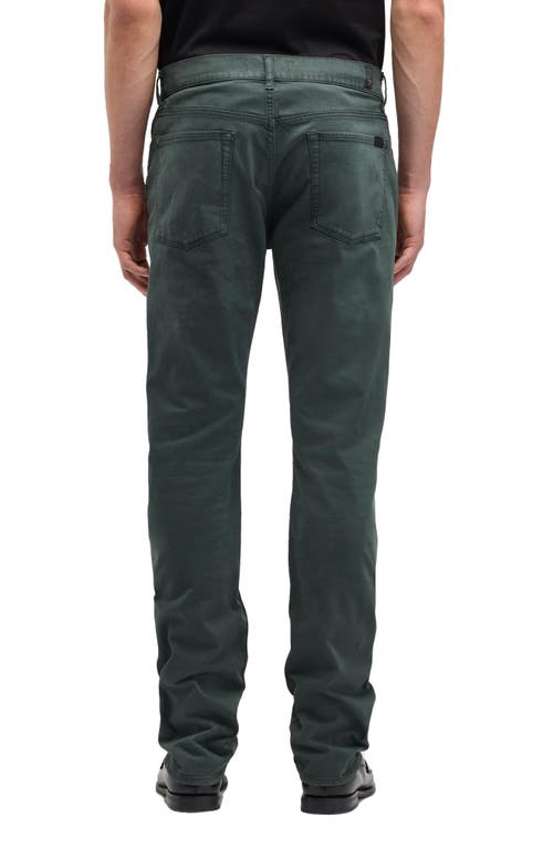 7 For All Mankind The Straight Leg Jeans In Green