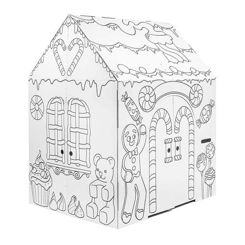 Easy Playhouse Gingerbread House Kids Art & Craft in Multicolored  product