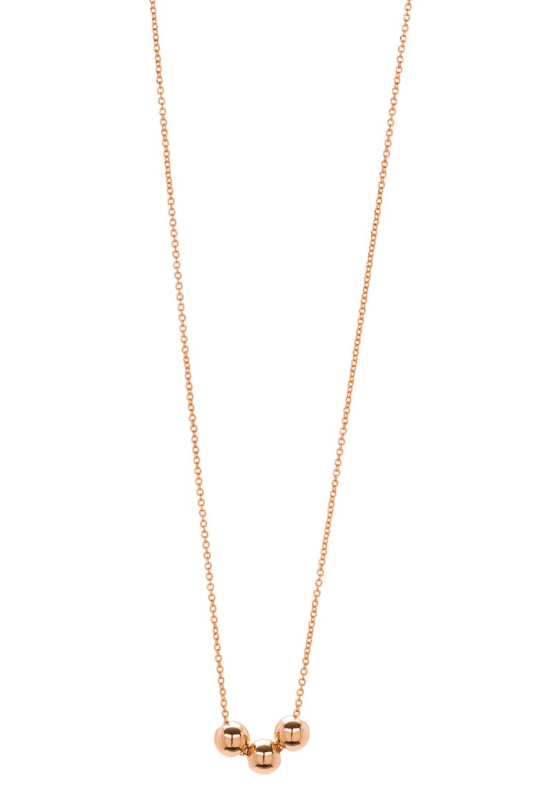 Newport Beaded Necklace, Alternate, color, ROSE GOLD