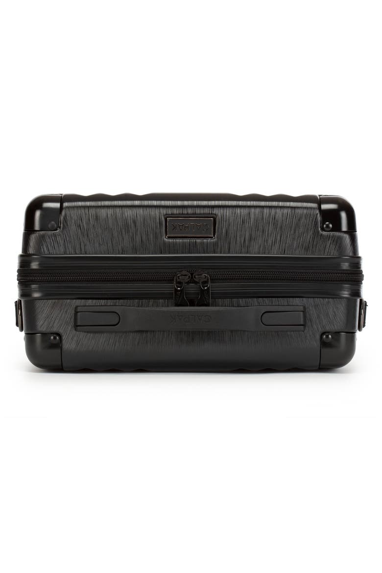 Hard Side Cosmetics Case, Alternate, color, BLACK