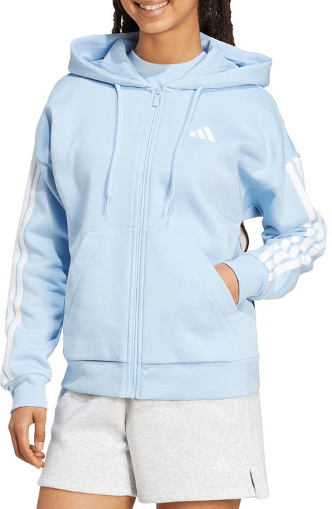 Essential 3-Stripes Full Zip Hoodie