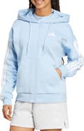 adidas Essential 3-Stripes Full Zip Hoodie