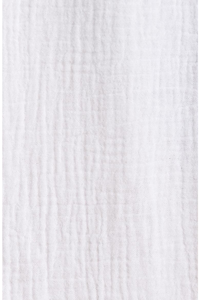 Cotton Gauze Cover-Up Shirtdress, Alternate, color, WHITE