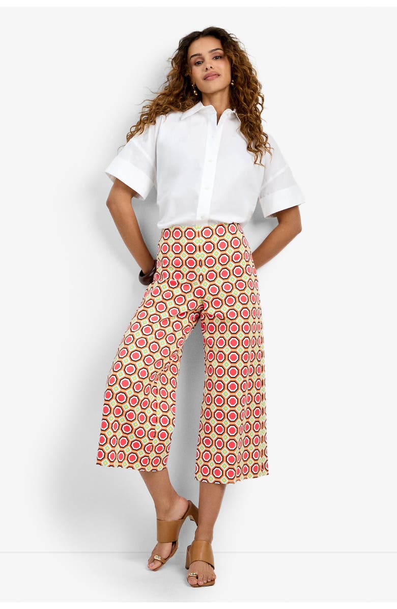 Trina Turk Diona Crop Pant Salerno, Main, color, Salerno