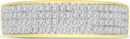 LuvMyJewelry Tessera 10K Gold Pavé Diamond Band Ring