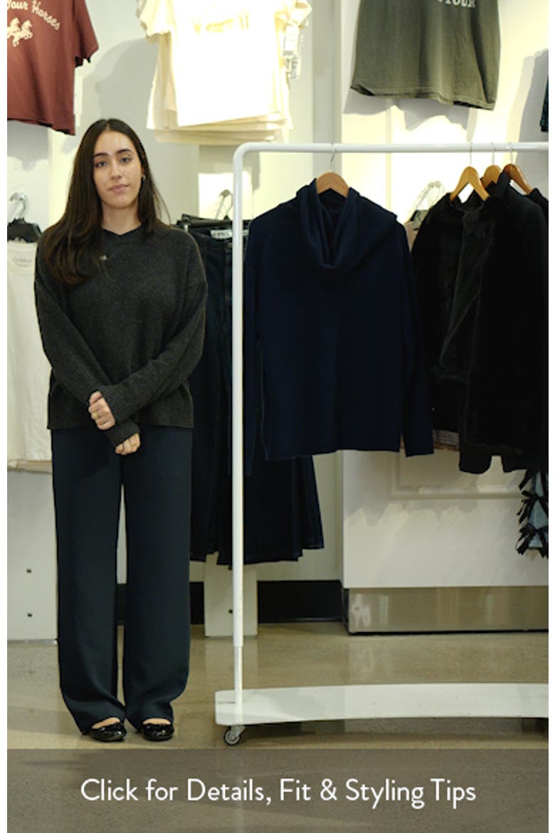 Scarf Collar Wool & Cashmere Sweater video