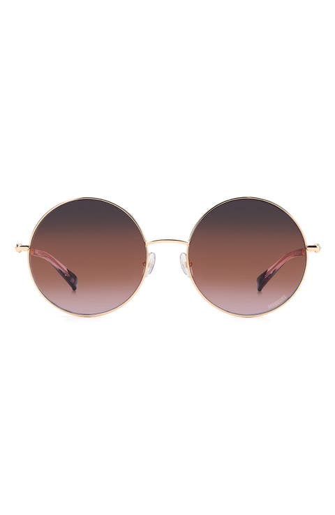 58mm Round Sunglasses