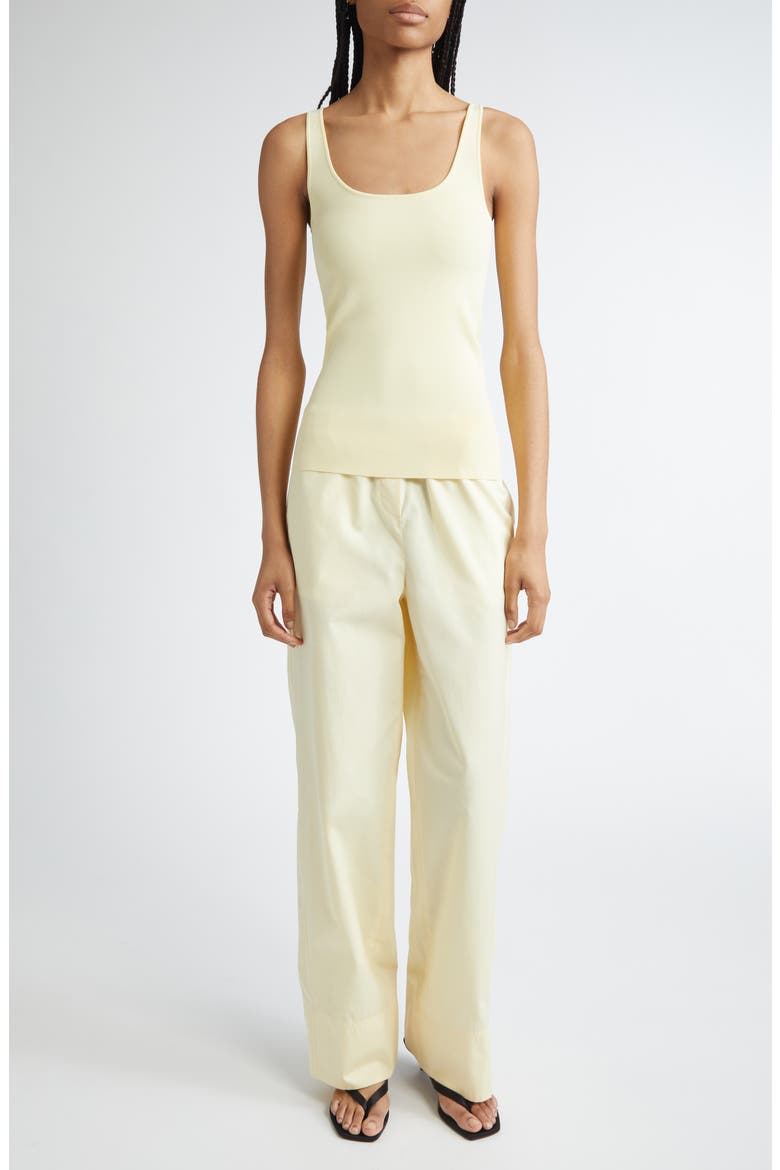 Twisted Seam Boxer Trousers, Alternate, color, STRAW