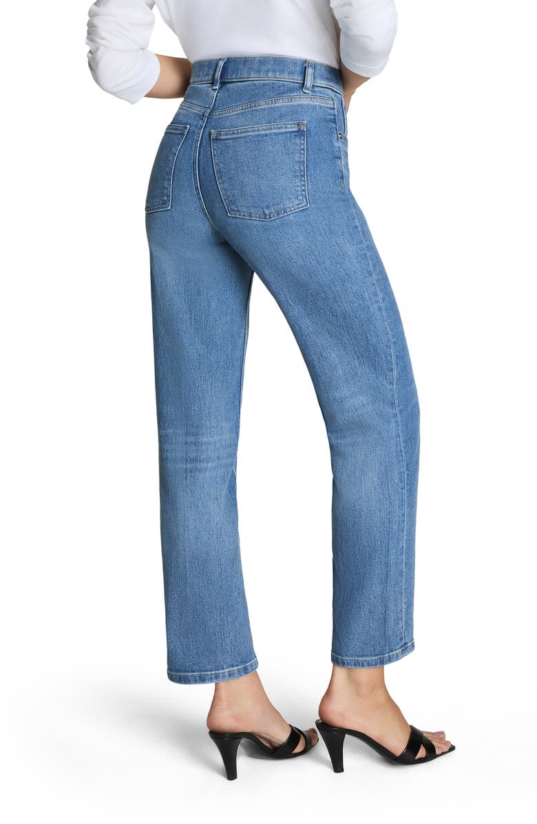SPANX<sup>®</sup> SPANXshape<sup>™</sup> Authentic 360 High Waist '90s Straight Leg Jeans, Alternate, color, Elysian
