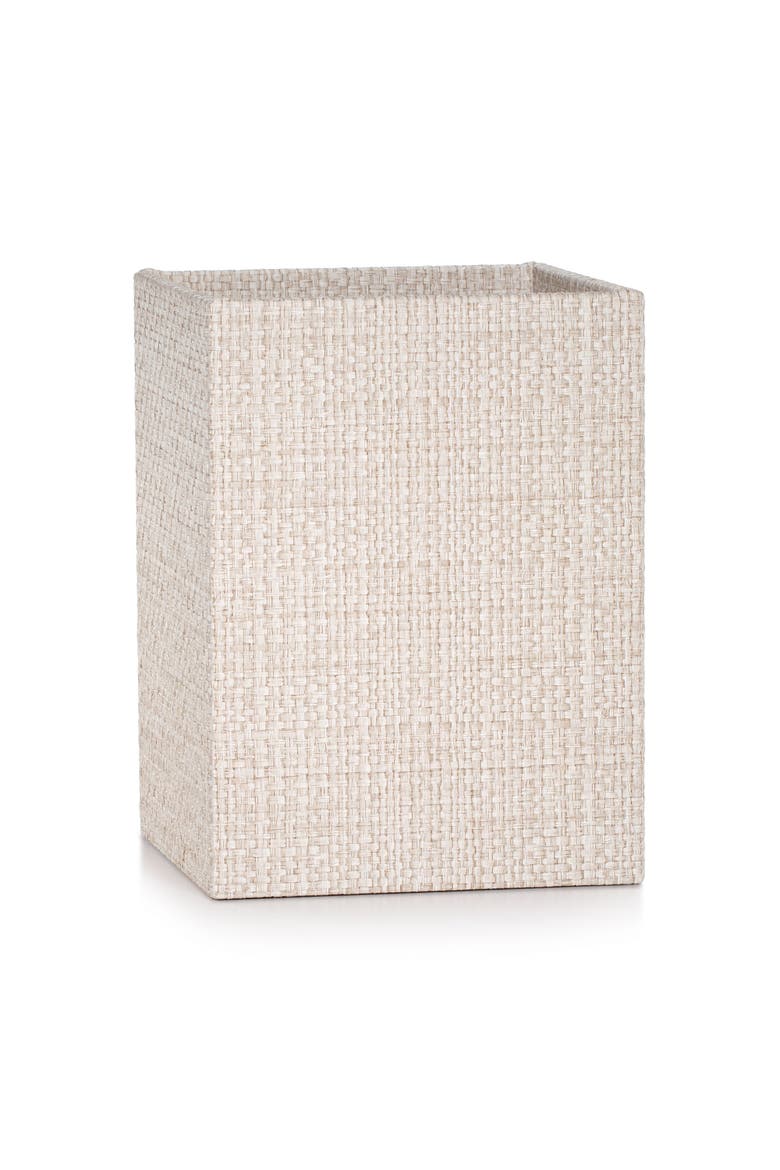Rafya Beige Waste Basket, Main, color, BEIGE