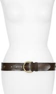 Frye Screw Rivet Leather Belt