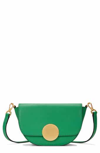 Lottie Leather Saddle Crossbody Bag