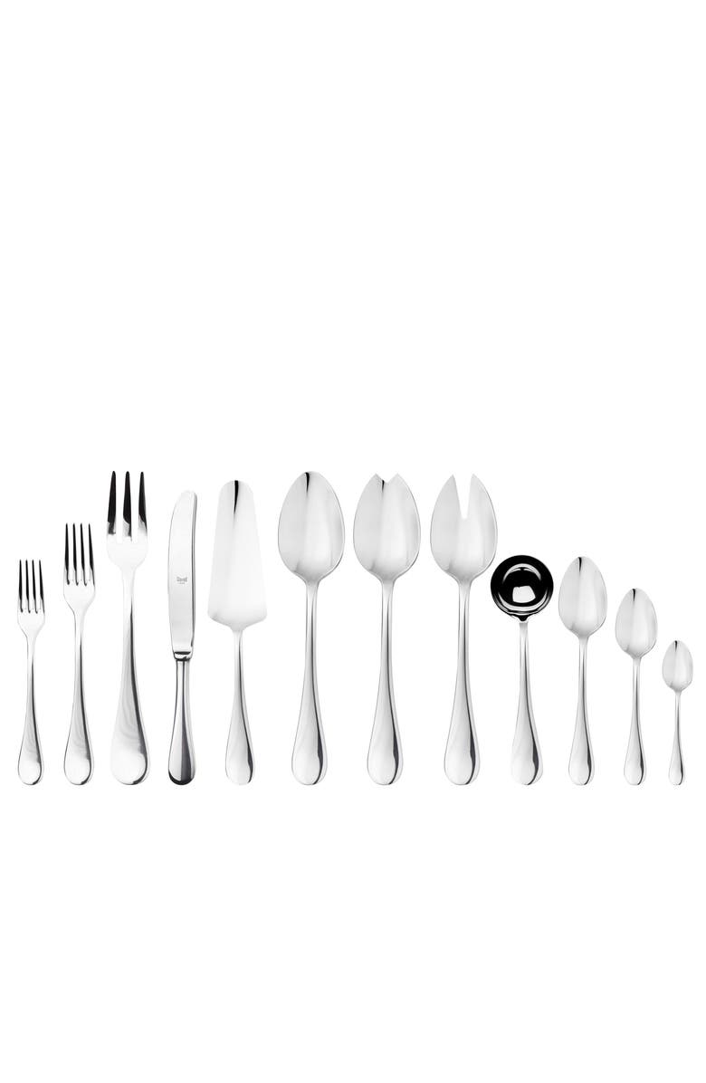 Mepra Brescia Flatware Set - 67 Pieces, Main, color, Stainless Steel
