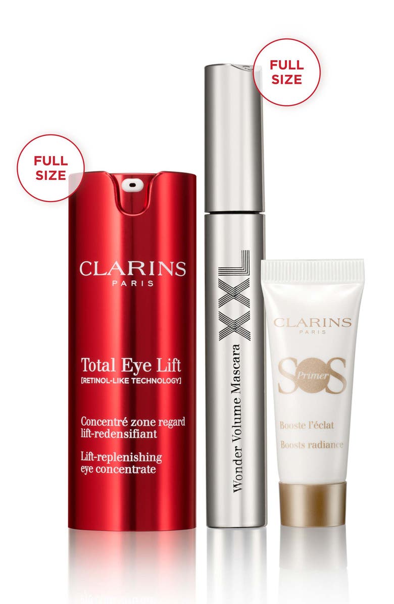 Clarins Total Eye Lift Set for Firming, Wrinkles, Dark Circles & Puffiness $139 Value, Alternate, color, 