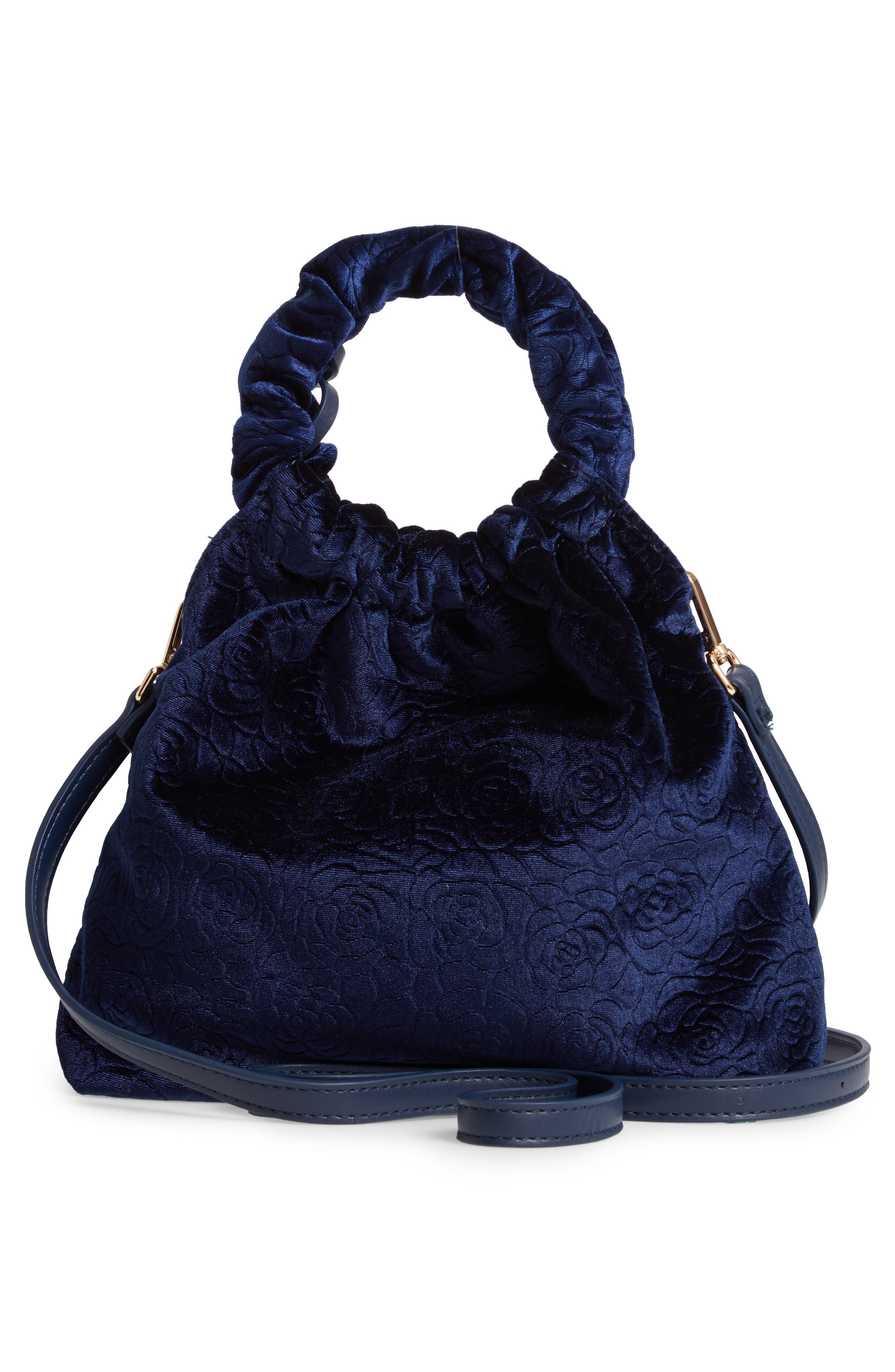 Sole Society Tyll Velvet Crossbody Pouch, Alternate, color, 