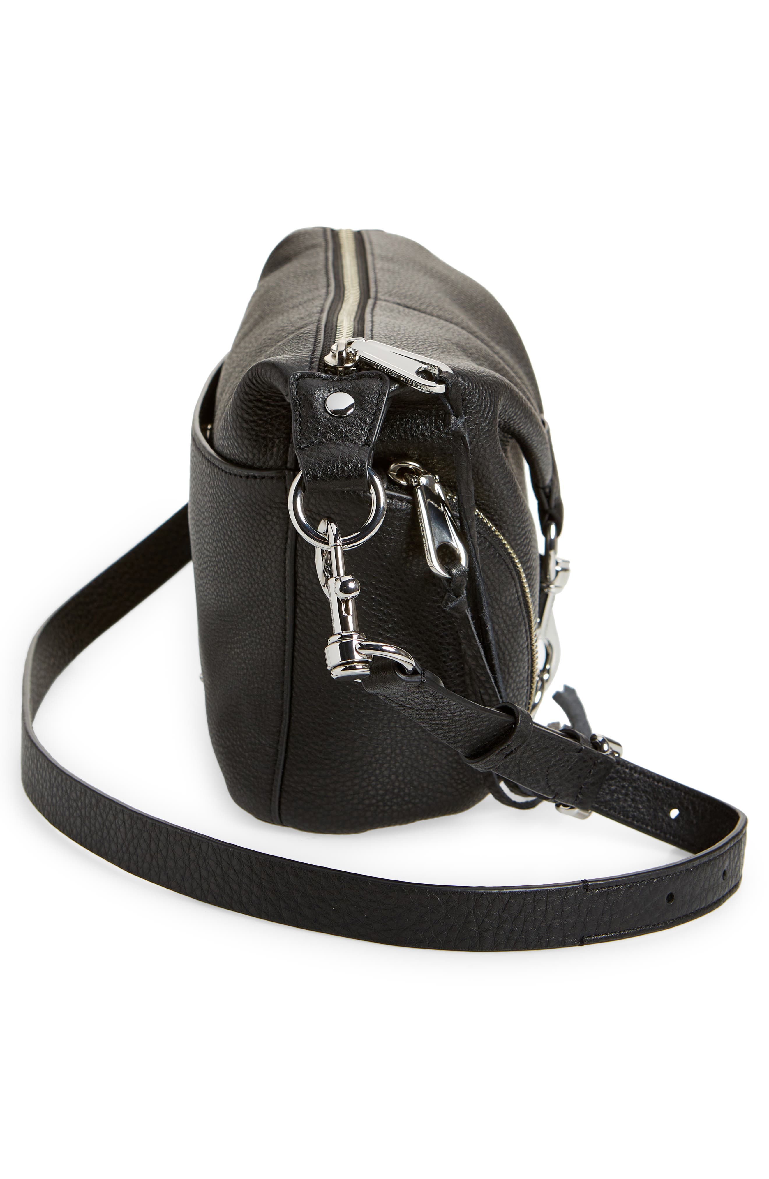 Rebecca Minkoff Small Julian Leather Crossbody, Alternate, color, 