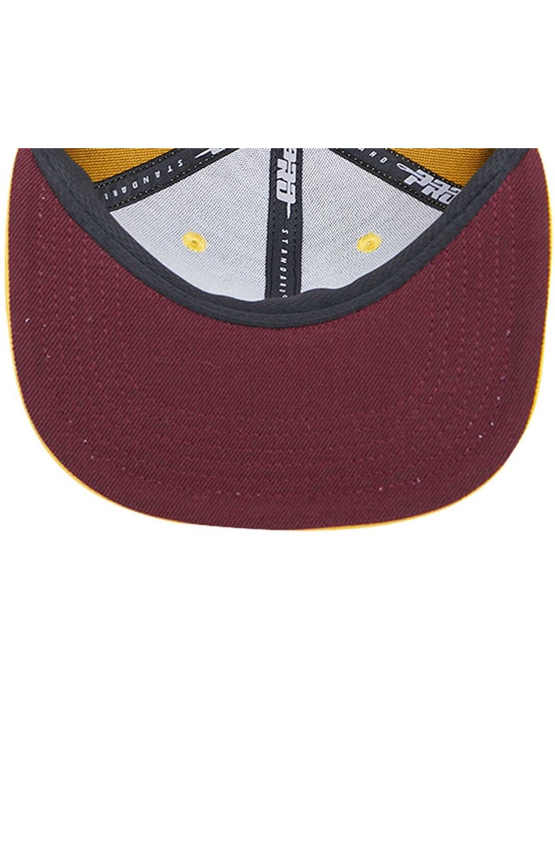 PRO STANDARD Men's Pro Standard Gold Maryland Eastern Shore Hawks Evergreen Hawks Snapback Hat, Alternate, color, Gold