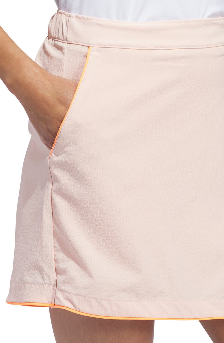 adidas Ultimate Performance Seersucker Skirt, Alternate, color, Blush Pink