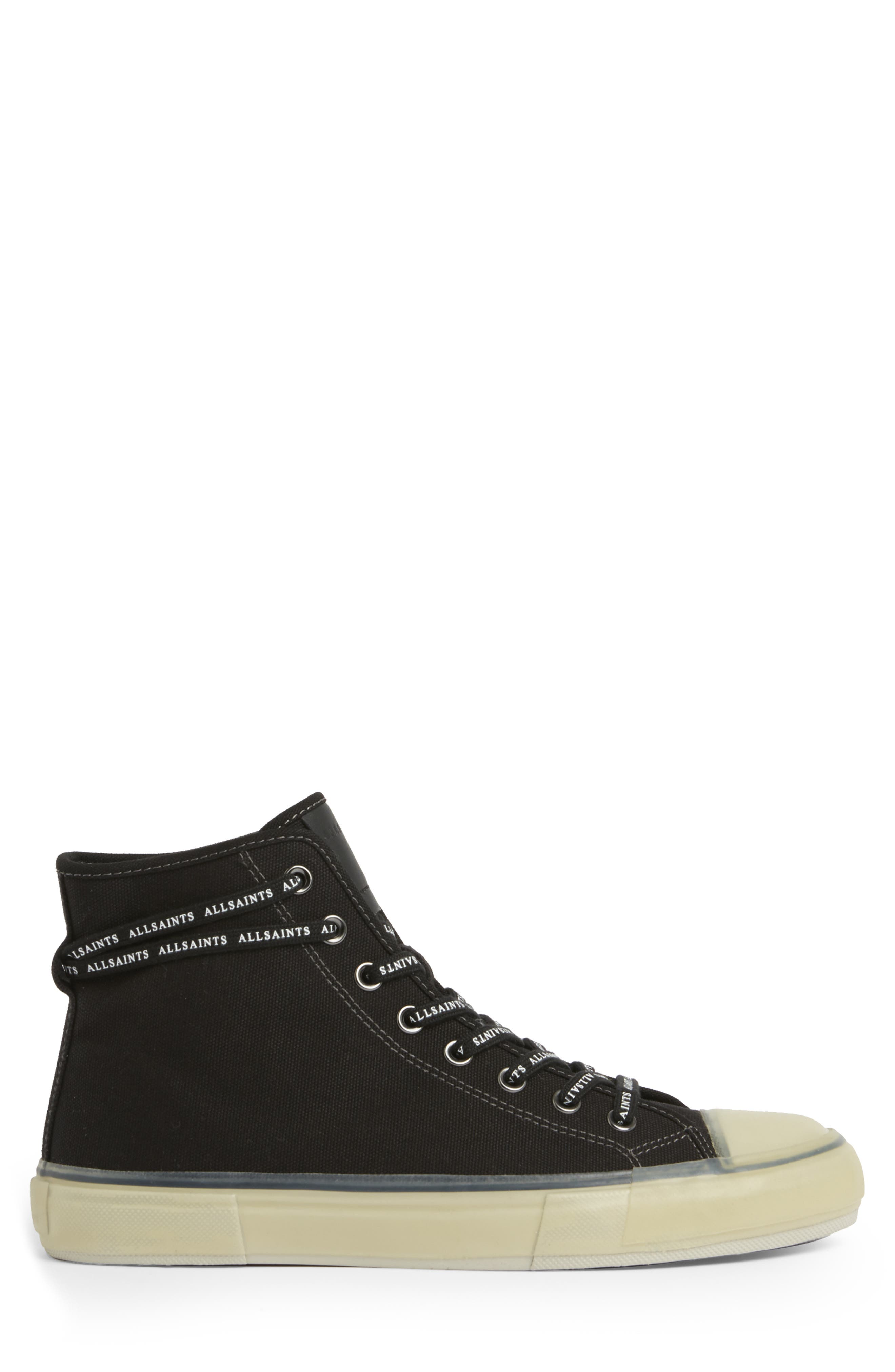 AllSaints Jaxon High Top Canvas Sneaker, Alternate, color, 
