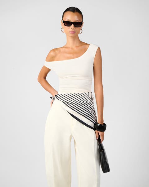 Twisted Off The Shoulder Top