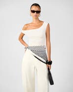 WeWoreWhat Twisted Off The Shoulder Top