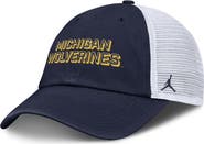 Jordan Brand Men's Jordan Brand Navy Michigan Wolverines 2025 Gameday On-Field Club Adjustable Trucker Hat