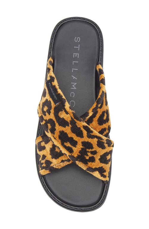 Stella Mccartney Sneakelyse Leopard Twist Sandal In Leo