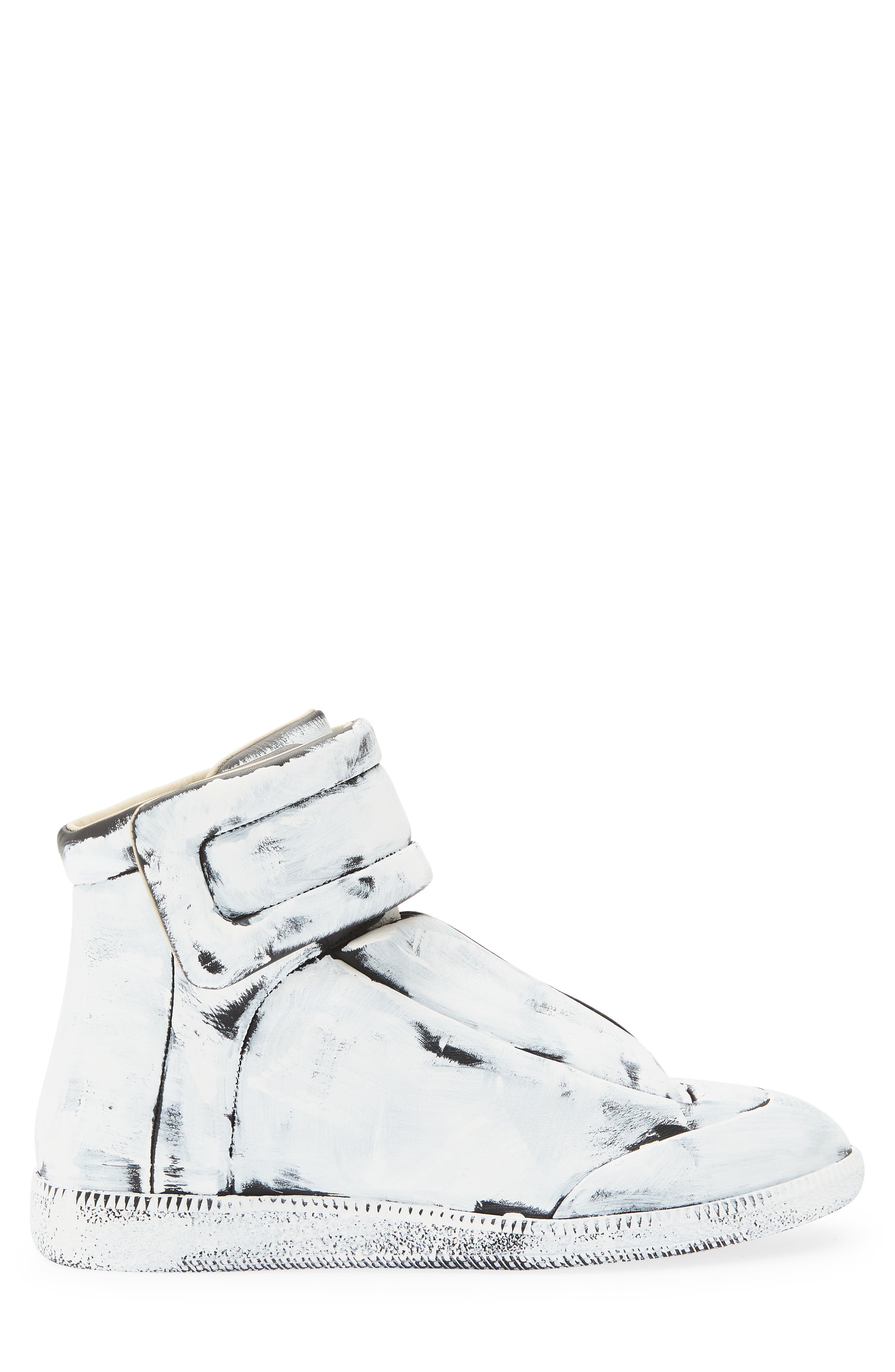 Future High Top, Alternate, color, BLACK/ BIANCHETTO