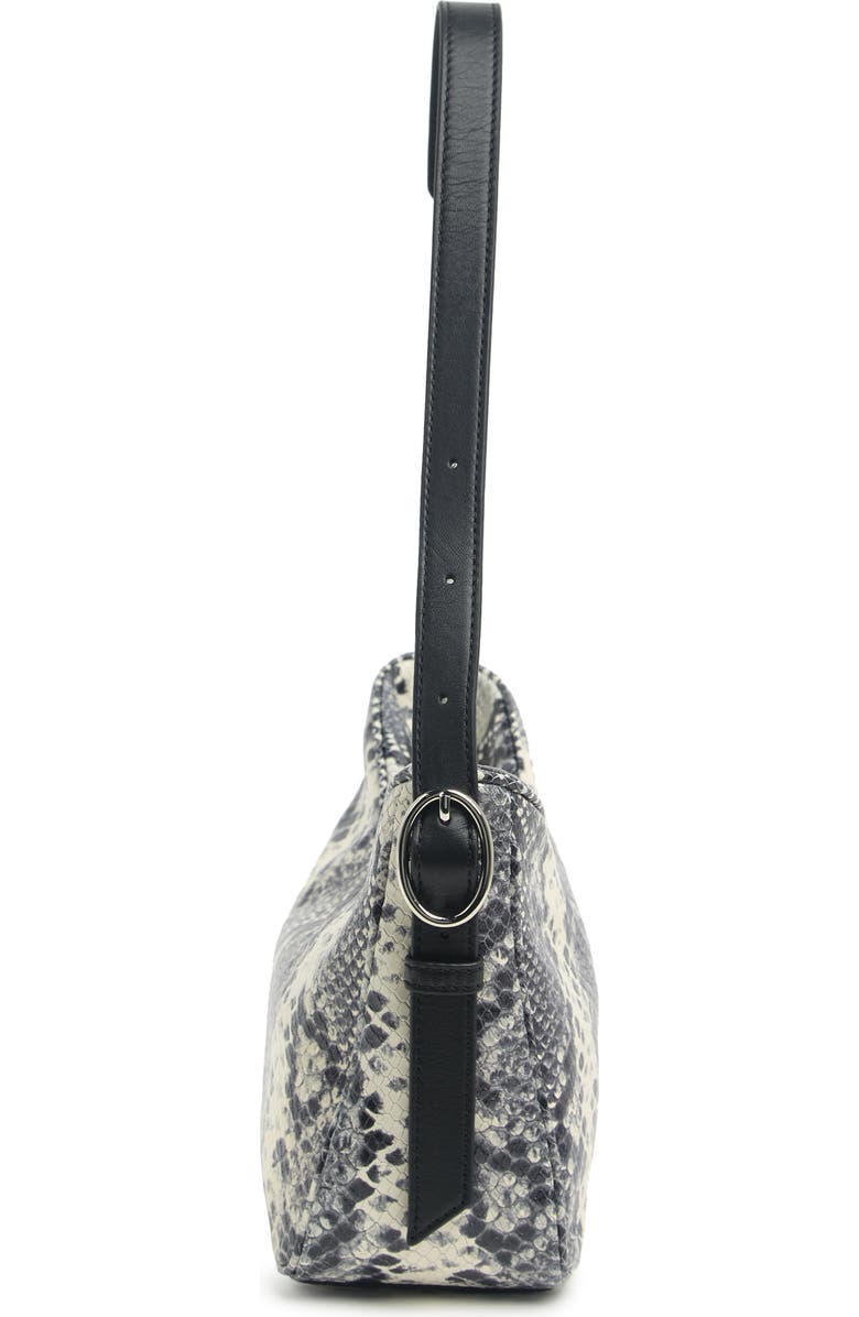 Marc Jacobs Snake Embossed Leather Baguette Shoulder Bag, Alternate, color,