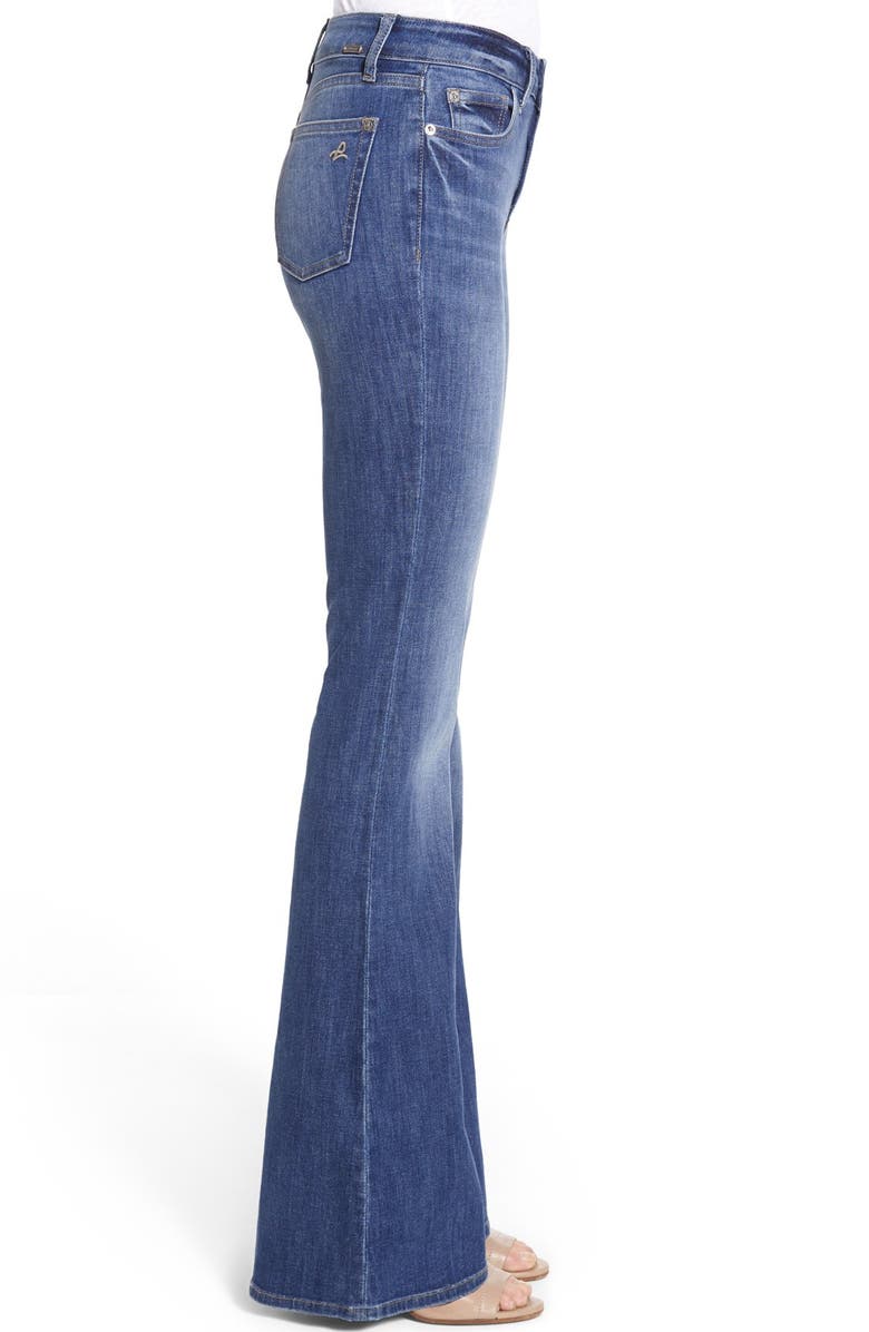 DL1961 'Heather' High Rise Flare Jeans, Alternate, color, 