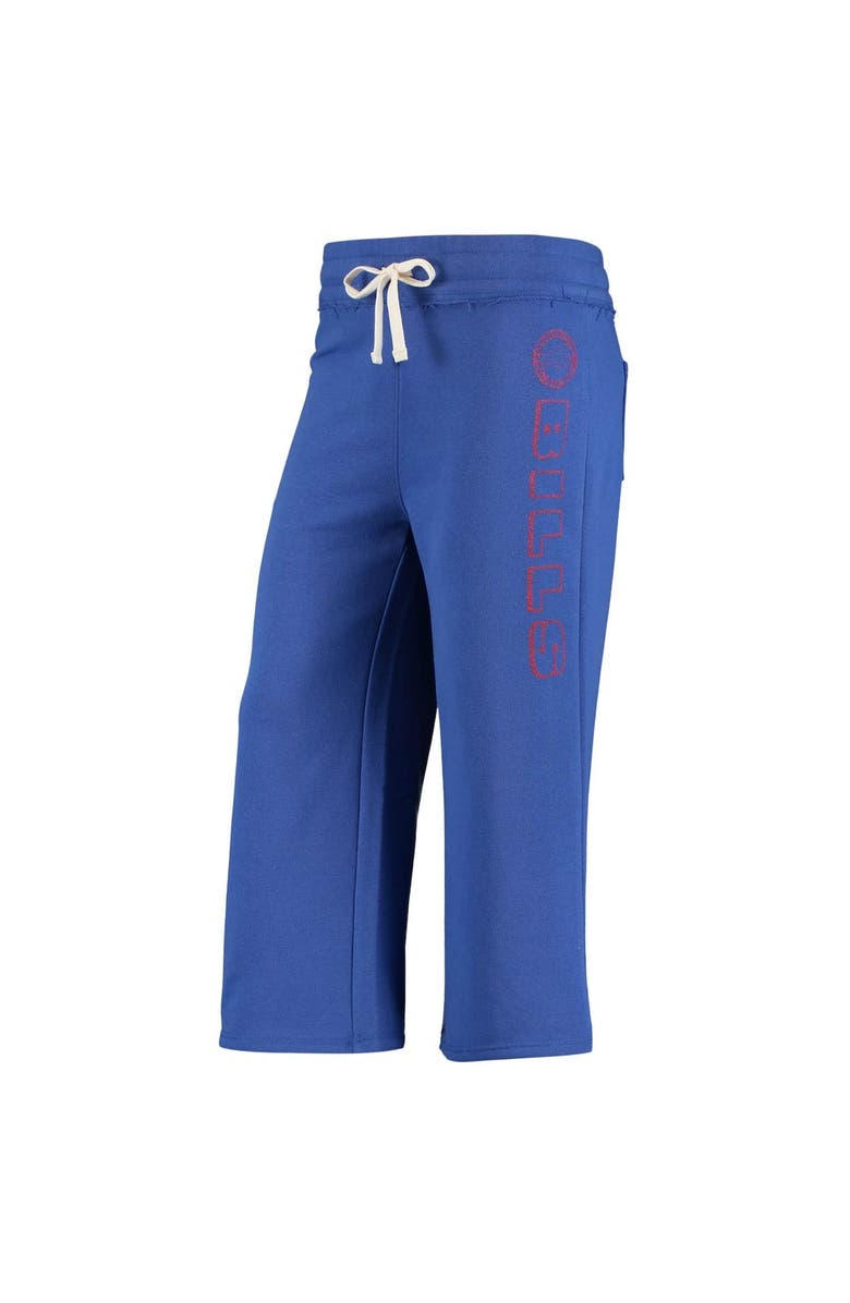 Junk Food Women's Junk Food Royal Buffalo Bills Cropped Pants, Alternate, color,