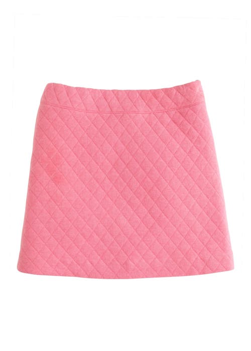 Bisby Kids' Quilted Mini Skirt In Rose