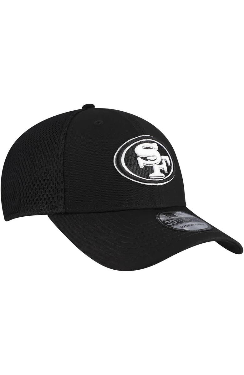 New Era Men's New Era Black San Francisco 49ers Main Neo 39THIRTY Flex Hat, Alternate, color, Black