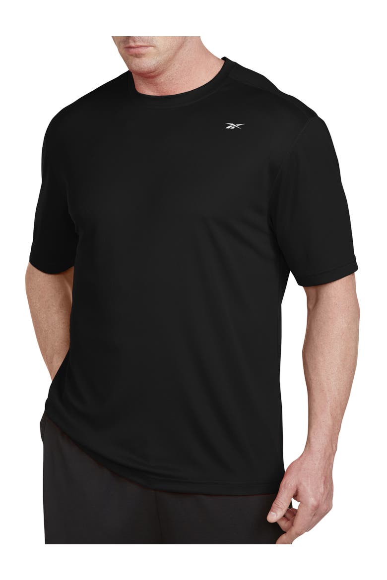Performance Mesh T-Shirt, Main, color, BLACK