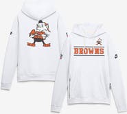 Nike Men's Nike White Cleveland Browns Standard Issue Replay Officials Alternate Dri-FIT Hoodie