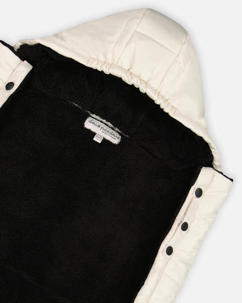 Deux Par Deux Gender Inclusive 3-in-1 Multifunction Cover For Car Seat, Stroller, And Carrier In White