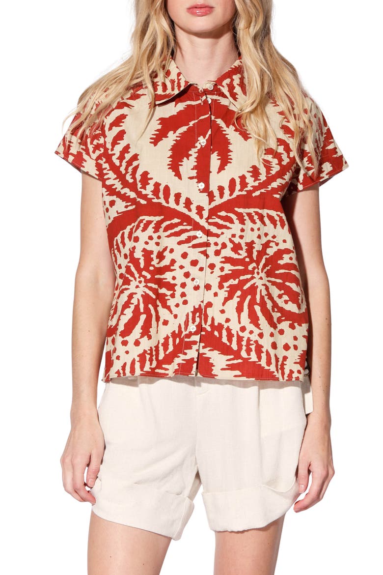 Toni Button Up Top, Main, color, OUTBACK TRAIL