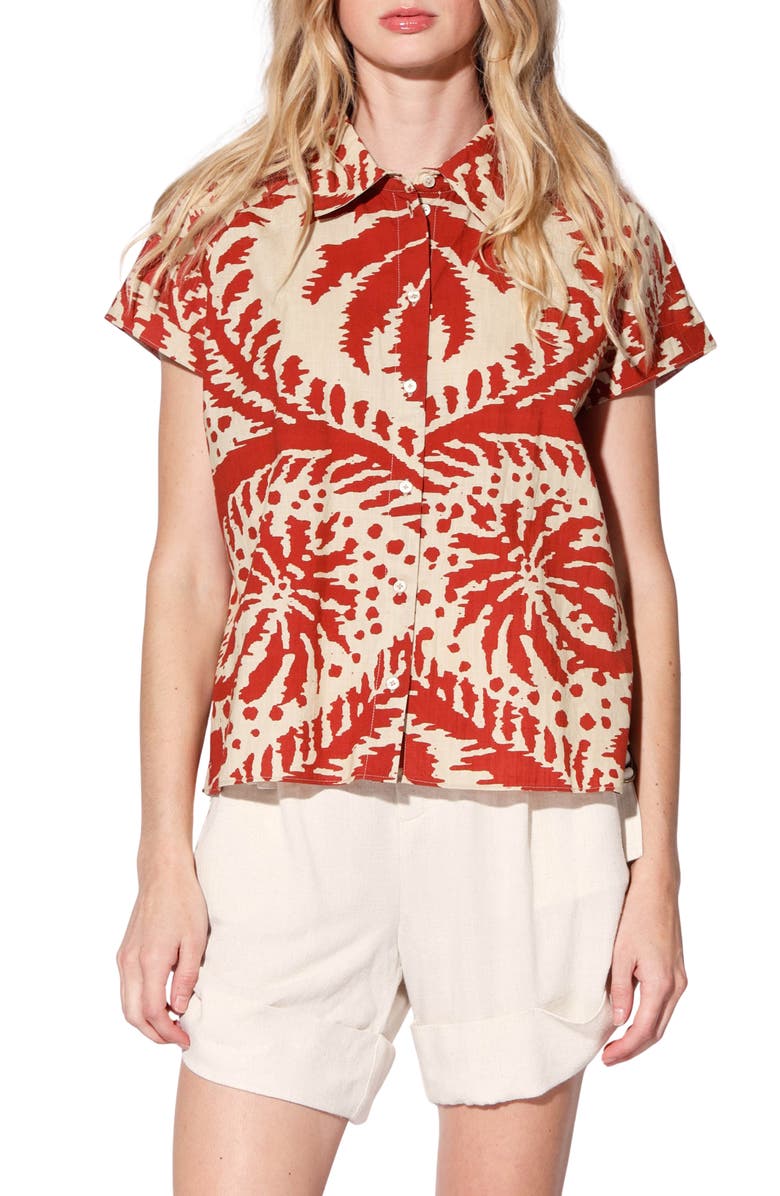 Walter Baker Toni Button Up Top, Main, color, Outback Trail