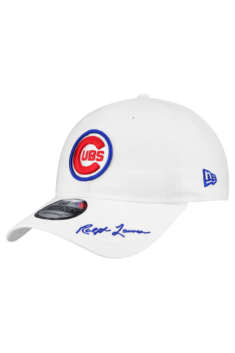 Men's New Era Ralph Lauren x MLB  White Chicago Cubs 9TWENTY Adjustable Hat, Main, color, White