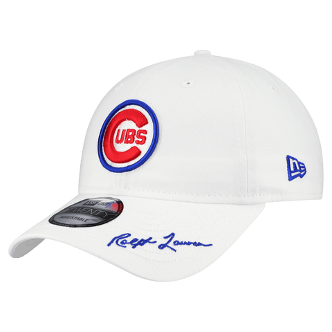 Men's New Era Ralph Lauren x MLB  White Chicago Cubs 9TWENTY Adjustable Hat