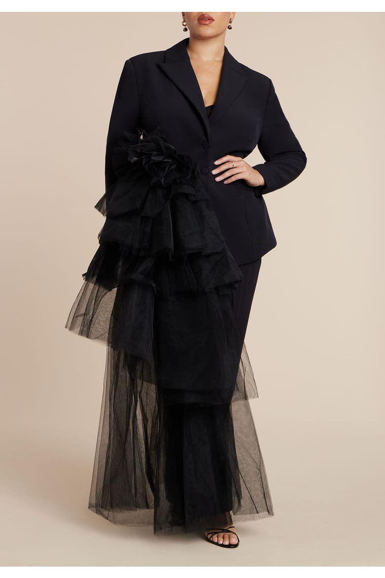 Flare Leg Trouser, Alternate, color, BLACK ONYX