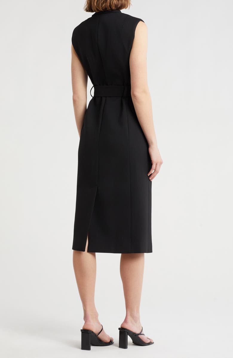 Blazer Belted Midi Dress