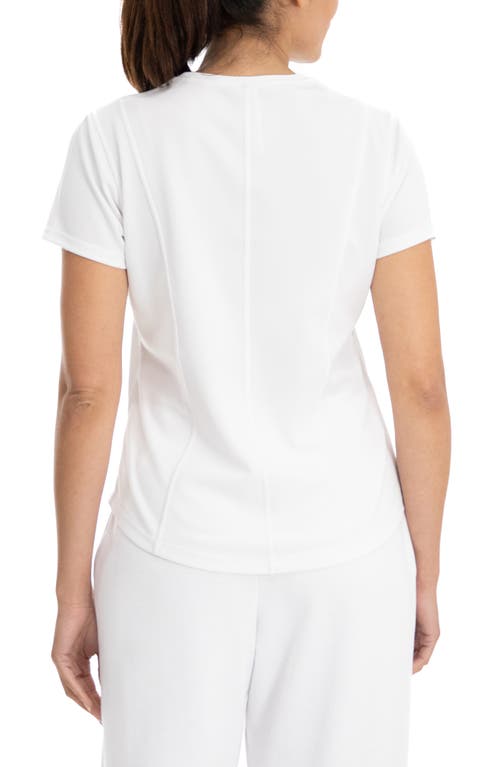 Nanette Lepore Play Performance T-shirt In Bright White