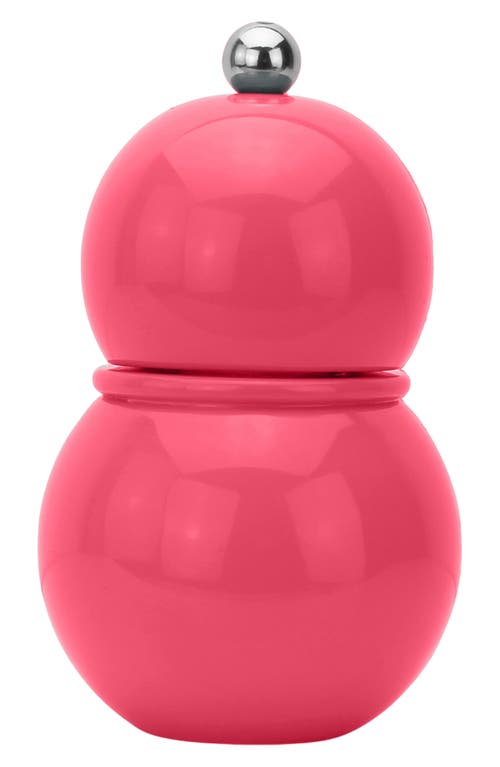 Addison Ross London Watermelon Bobbin Wooden Salt And Pepper Grinder 12cm In Watermelon