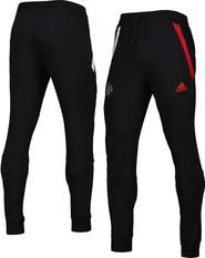 adidas Men's adidas Black Manchester United Travel Pants