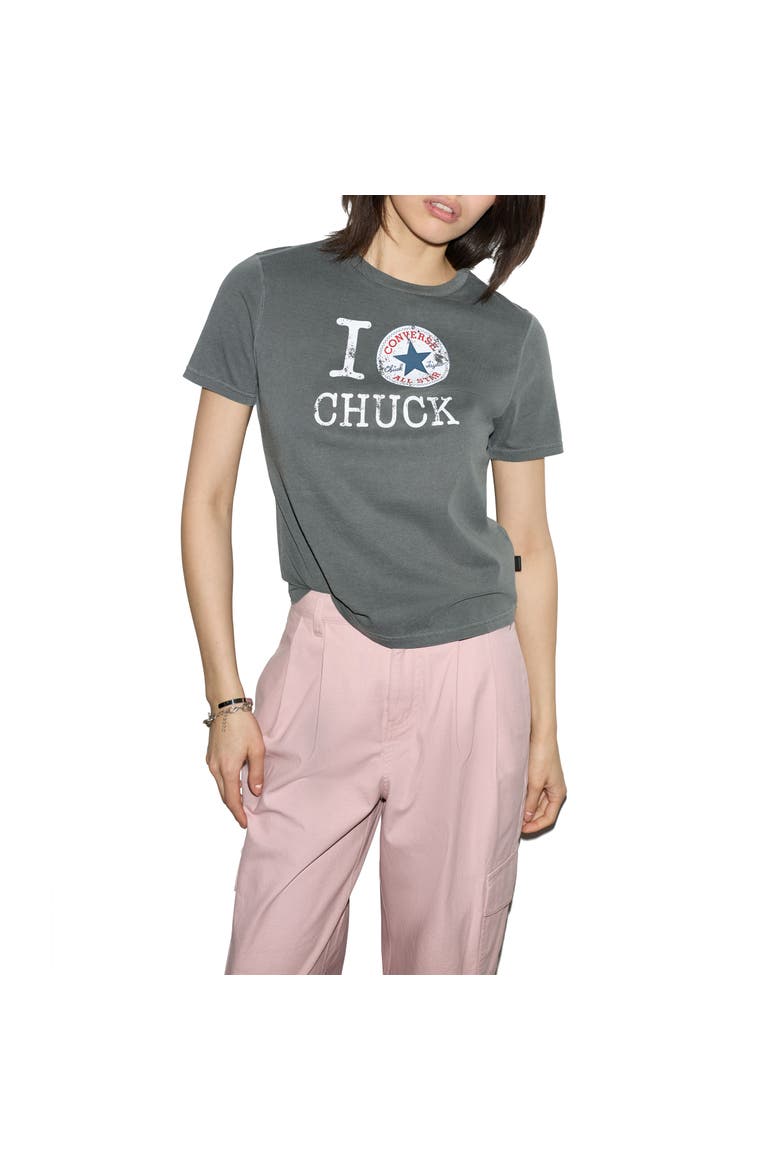 I Love Chuck Tee, Main, color, Converse Black